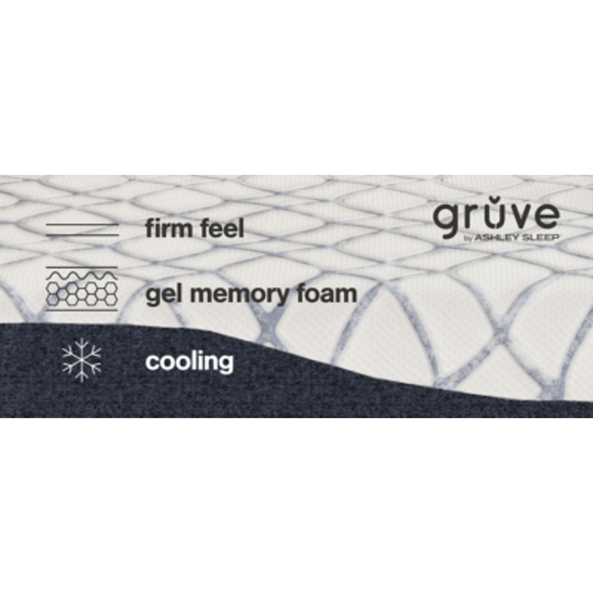 Ashley Sleep Gruve 2.0 10 Inch Memory Foam - King - Gallery Image 4