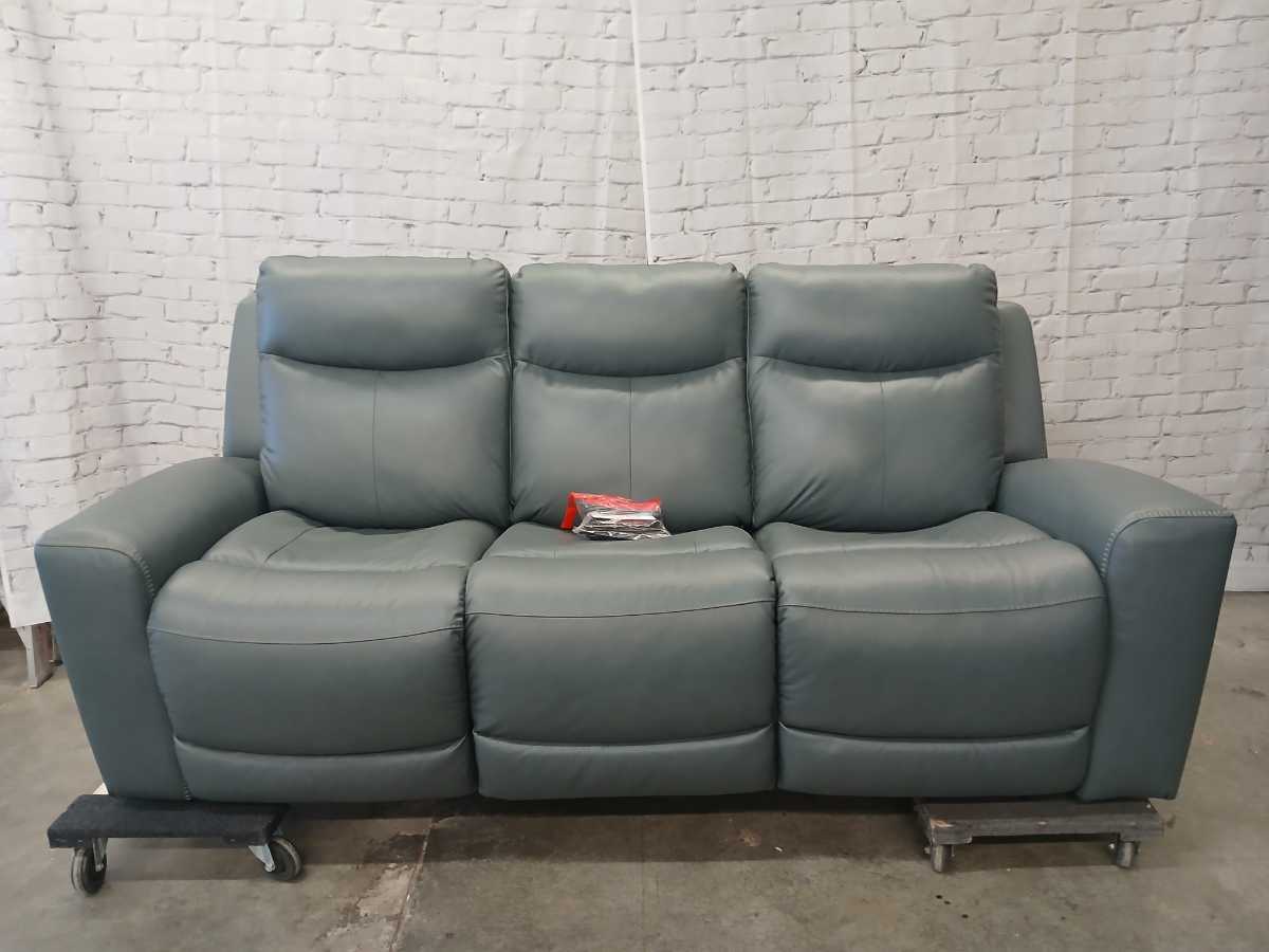 Mindanao Power Reclining Sofa with Adjustable Headrest - Steel - Gallery Image 9