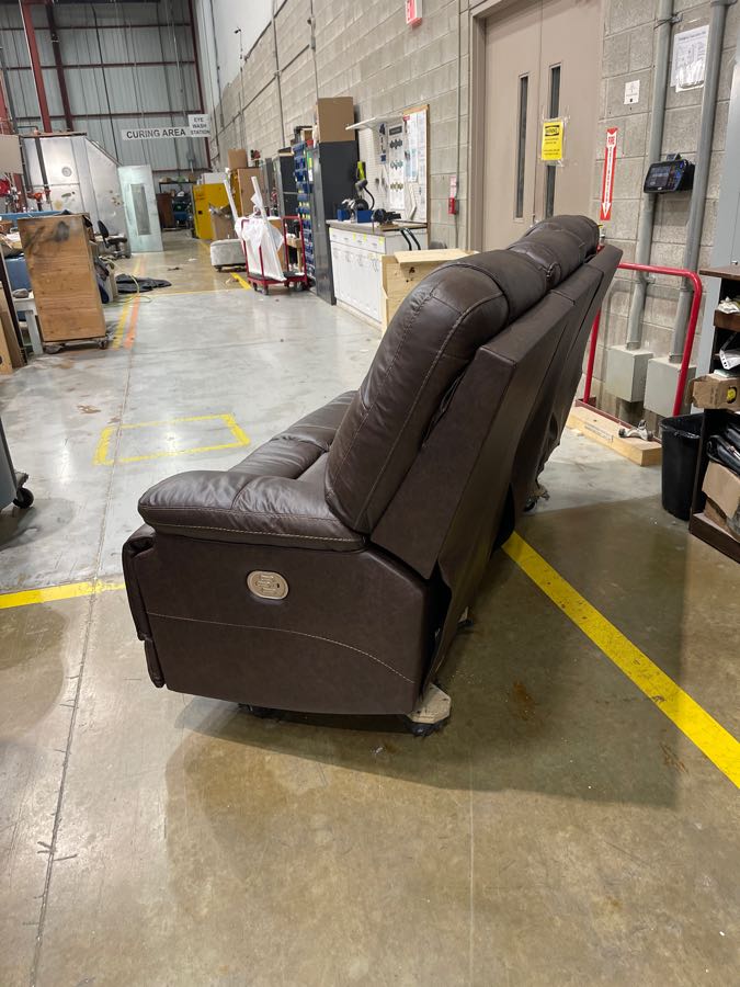 Wurstrow Power Reclining Sofa with Adjustable Headrest - Umber - Gallery Image 9