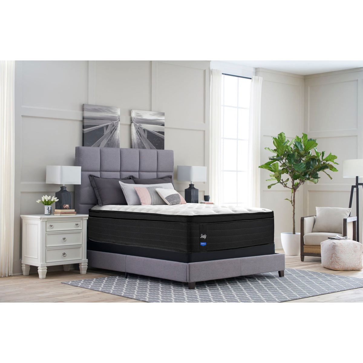 Sealy Posturepedic® Natural Origins Heston Euro Top Latex 14 inch Mattress - King - Gallery Image 3