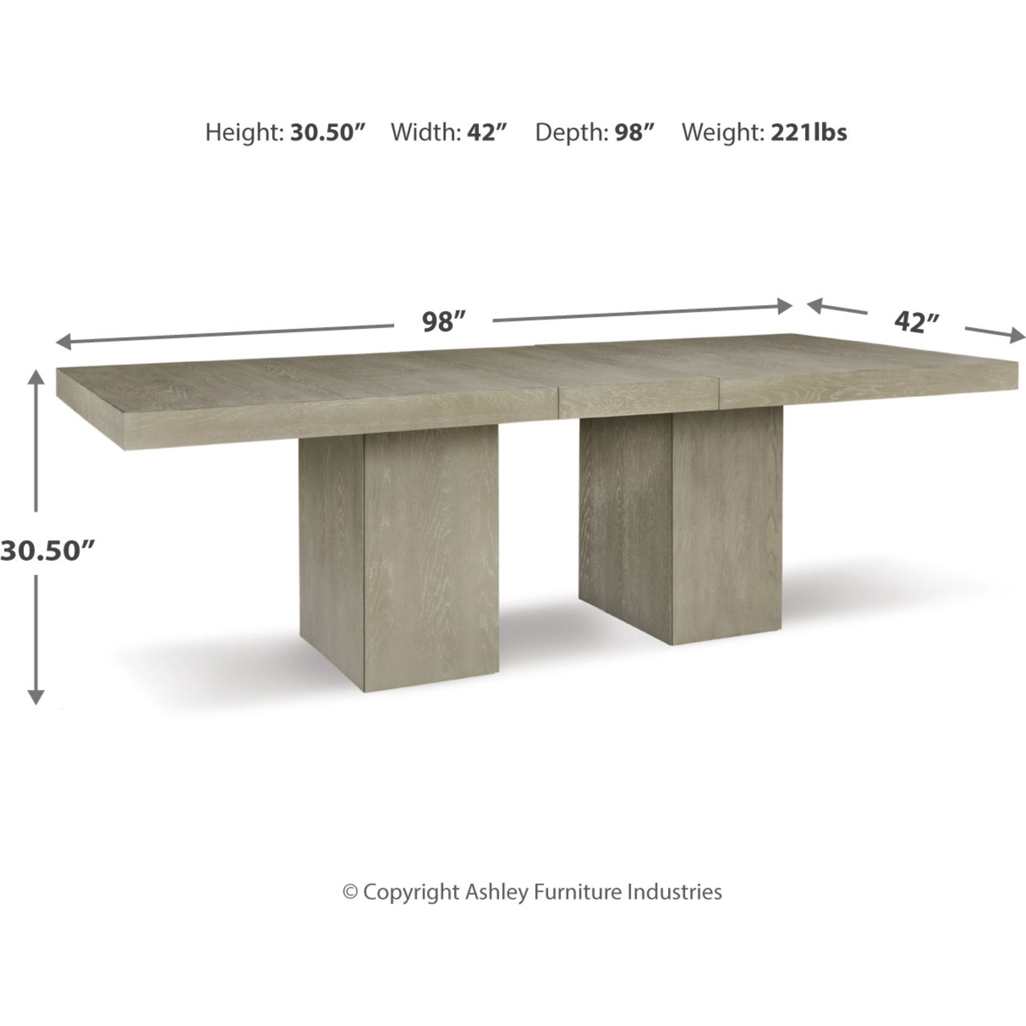 Fawnburg-Exclusive Dining Extension Table - Gallery Image 6