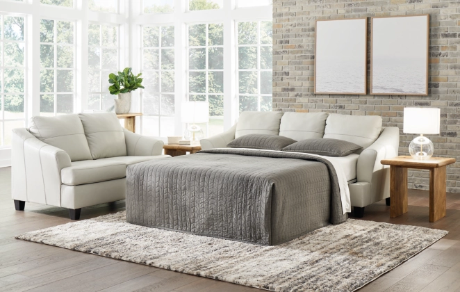 Genoa Queen Sofa Bed - Coconut - Gallery Image 2