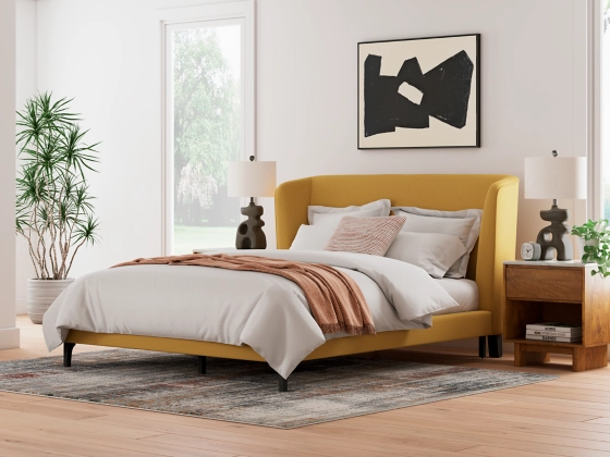 Maloken-Exclusive Upholstered Bed - Queen - Gallery Image 2