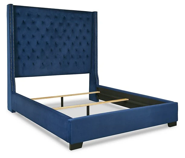 Coralayne Queen Upholstered Bed - Gallery Image 4