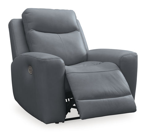 Mindanao Power Recliner with Adjustable Headrest - Steel - Gallery Image 2