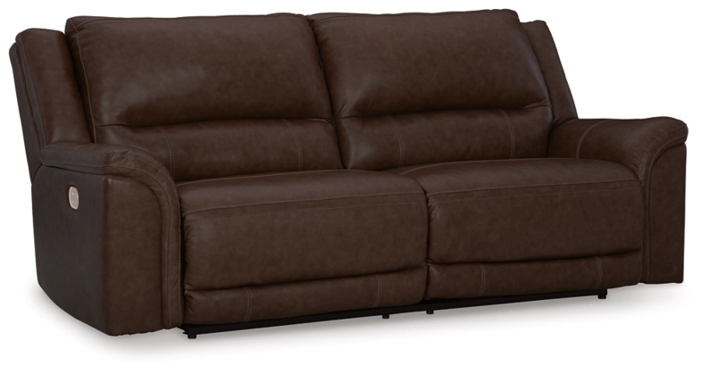 Trasimeno Power Reclining Sofa - Dark Brown - Gallery Image 1