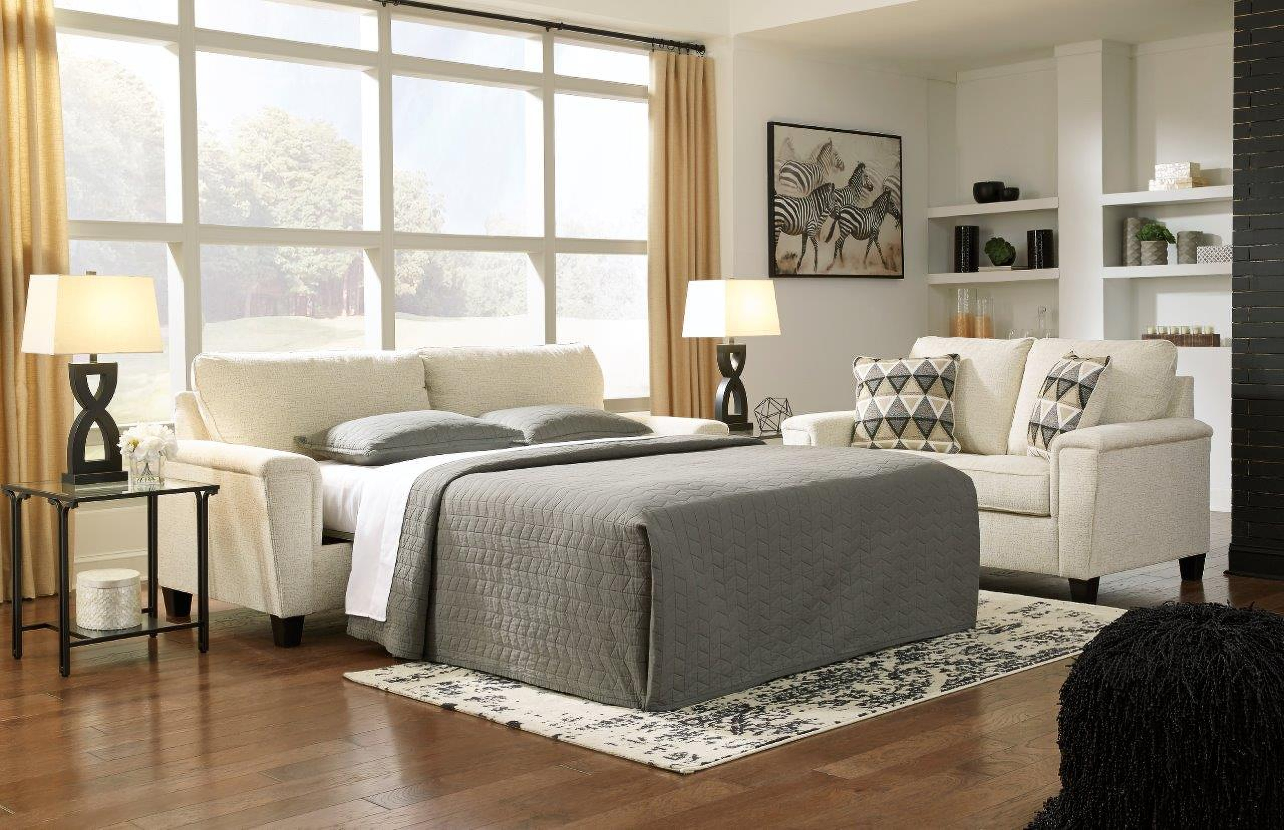Abinger Queen Sofa Bed - Natural - Gallery Image 2