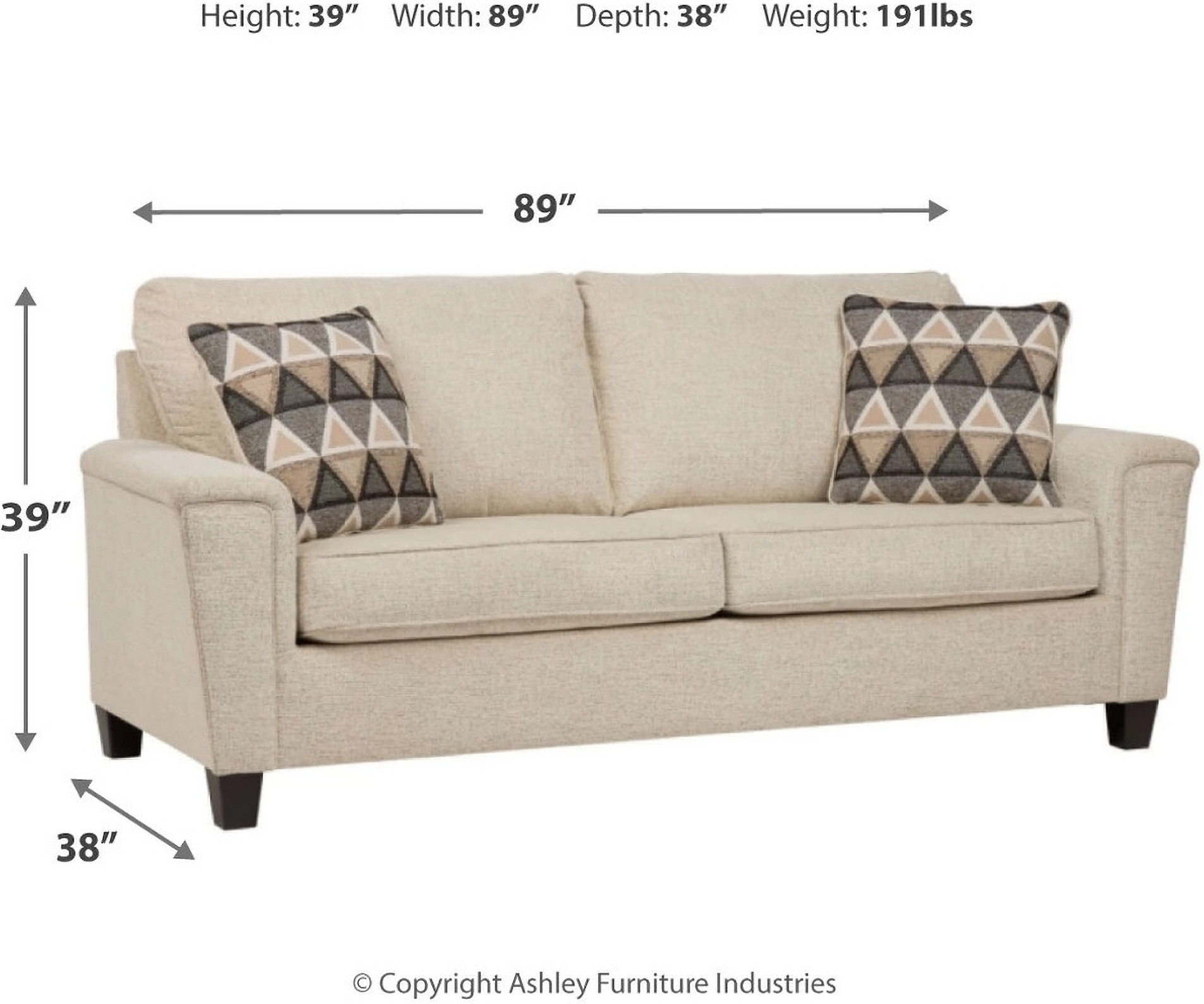 Abinger Queen Sofa Bed - Natural - Gallery Image 5