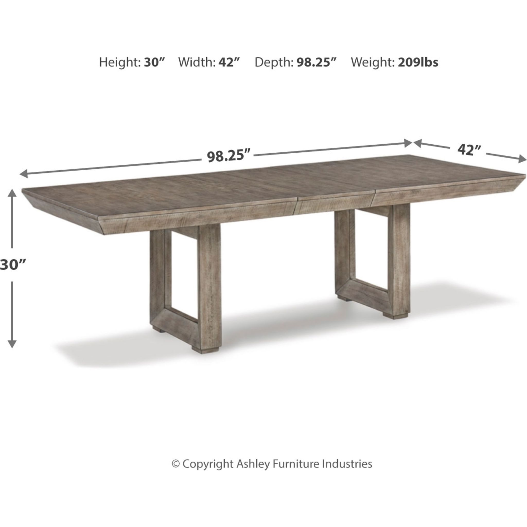 Langford-Exclusive Dining Extension Table - Gallery Image 2