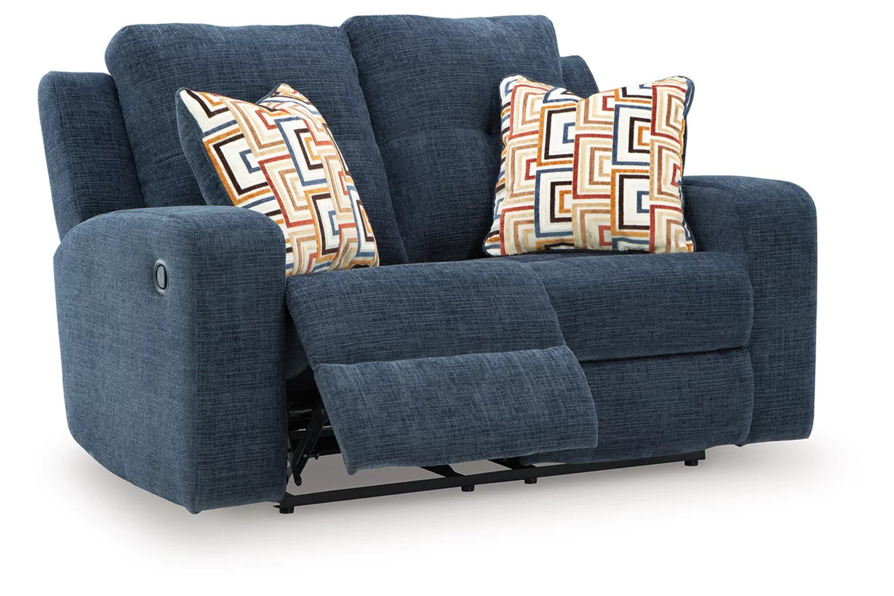 Danum Reclining Loveseat - Ink - Gallery Image 1