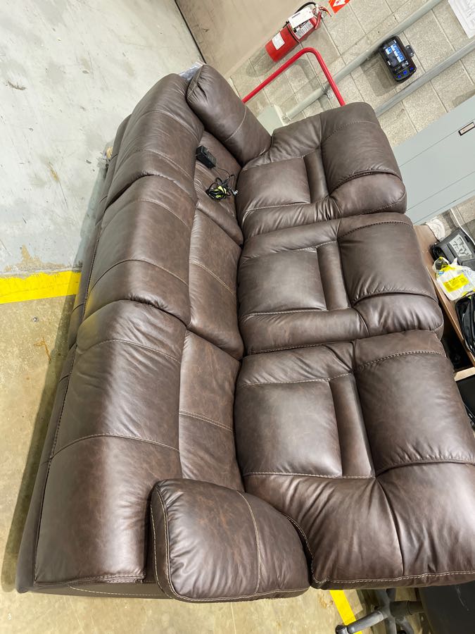 Wurstrow Power Reclining Sofa with Adjustable Headrest - Umber - Gallery Image 10