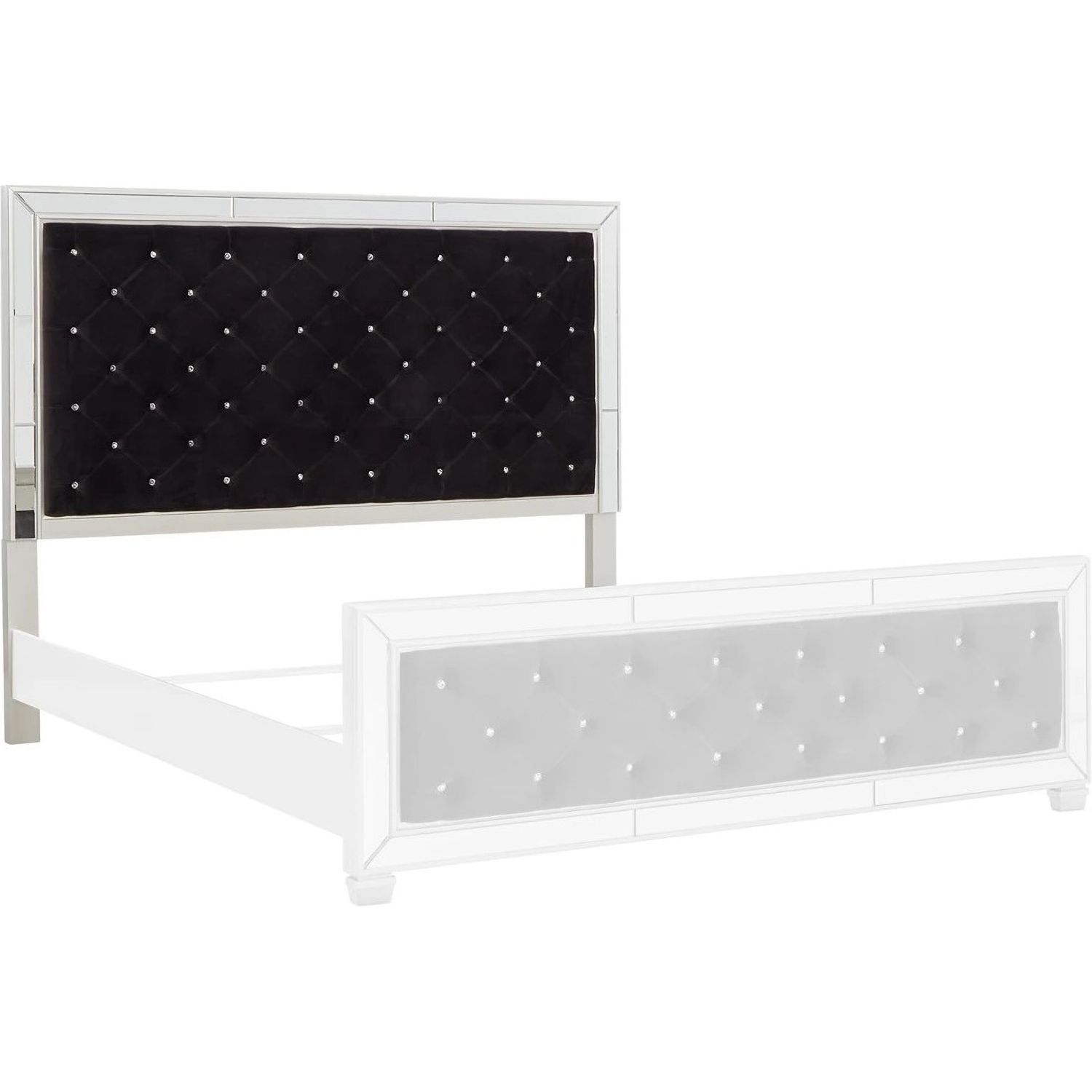 Lindenfield King/Cal King Upholesterd Headboard - Black - Gallery Image 2